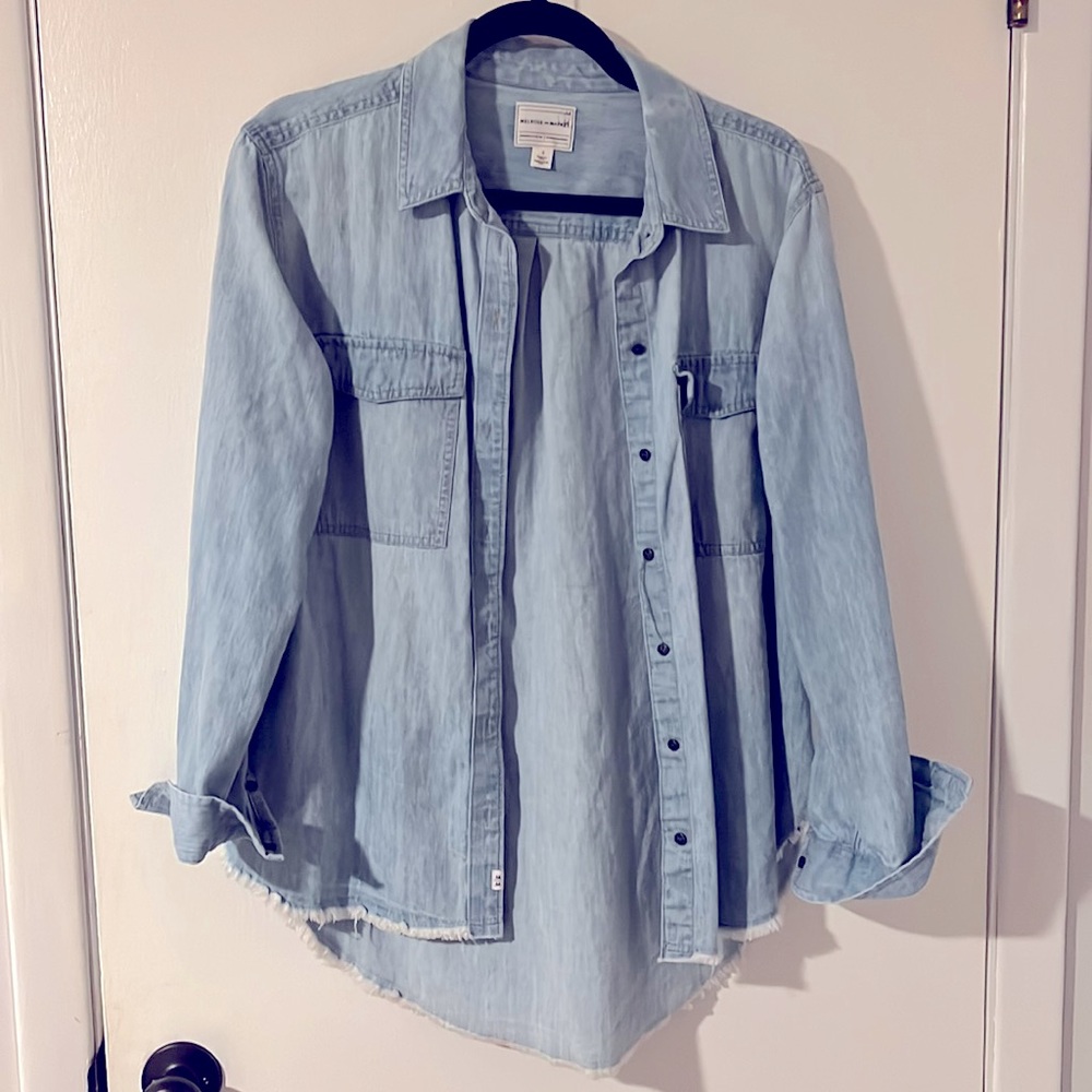 Melrose and Market Blue Jean Jacket